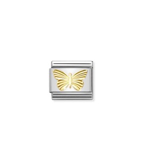 Nomination Composable Classic Link Stainless Steel Silver And Gold 18K 030149/45