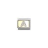 Nomination Classic Link Ατσάλι Ασημί Με Κίτρινο Χρυσό 18Κ 030291/01