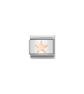 Nomination Composable Classic Link Stainless Steel And Rose Gold 9CT 430104/42
