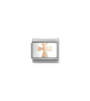 Nomination Composable Classic Link Stainless Steel And Rose Gold 9CT 430104/56