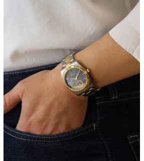 GREGIO Bella Yellow Gold-Silver Stainless Steel Bracelet GR580041
