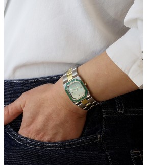 GREGIO Isabel Yellow Gold-Silver Stainless Steel Bracelet GR600041