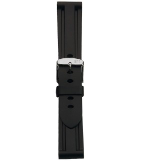 Λουράκι MORELLATO Mariner Μαύρο Σιλικόνης 20mm A01U2859198019CR20