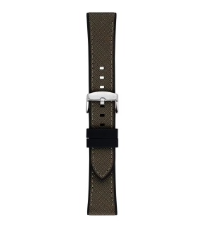 MORELLATO Stintino Olive Green Rubber-Fabric Strap 20mm A01X6082E35128CR20