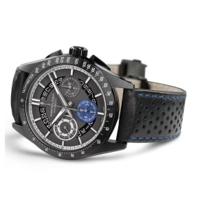 Ρολόι HAMILTON Jazzmaster Performer Με Αυτόματο Μηχανισμό Και Μαύρο Δερμάτινο Λουράκι H36646780