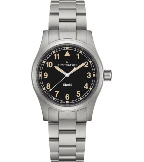 Ρολόι HAMILTON Khaki Field Με Ασημί Ατσάλινο Μπρασελέ H69401131