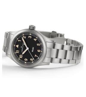 HAMILTON Khaki Field Silver Stainless Steel Bracelet H69401131