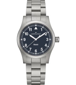 HAMILTON Khaki Field Silver Stainless Steel Bracelet H69401140