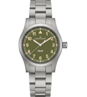 HAMILTON Khaki Field Silver Stainless Steel Bracelet H69401160