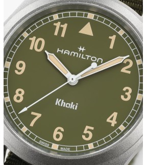 HAMILTON Khaki Field Quartz Khaki Fabric Strap H69401960
