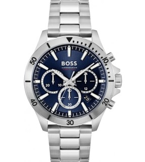 HUGO BOSS Troper Chronograph Silver Stainless Steel Bracelet 1514069