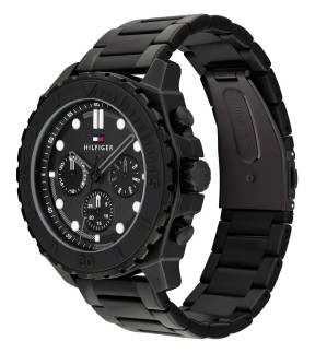 Ρολόι TOMMY HILFIGER Με Μαύρο Ατσάλινο Μπρασελέ 1710690