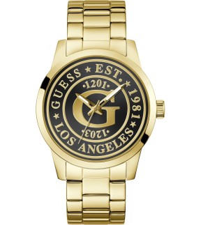 Ρολόι GUESS Collegiate G Με Κίτρινο Χρυσό Ατσάλινο Μπρασελέ GW0888G2