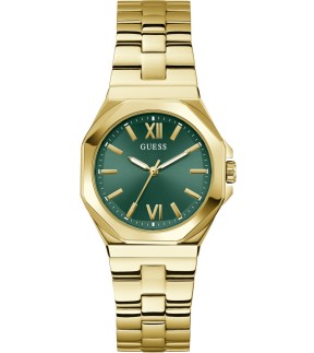 Ρολόι GUESS Empress Με Κίτρινο Χρυσό Ατσάλινο Μπρασελέ GW0873L2