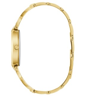 Ρολόι GUESS Coral Με Κίτρινο Χρυσό Ατσάλινο Μπρασελέ GW0868L2