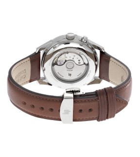 LIP Himalaya 40 Automatic Brown Leather Strap 671590