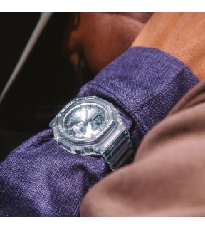 CASIO G-Shock White Rubber Strap GA-2100BM-7A8ER
