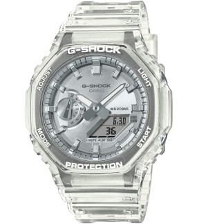 CASIO G-Shock White Rubber Strap GA-2100BM-7A8ER