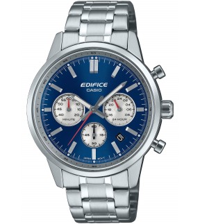 CASIO Edifice Chronograph  Silver Stainless Steel Bracelet EFR-575D-2AEF