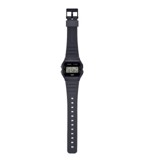 CASIO Collection Grey Rubber Strap F-91WB-8AEF