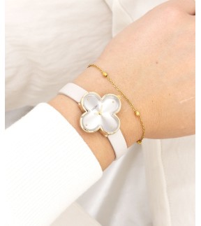 OOZOO Timepieces Grey Leather Strap C11521
