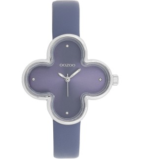 OOZOO Timepieces Blue Leather Strap C11522