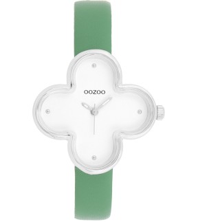 OOZOO Timepieces Green Leather Strap C11523