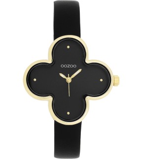 OOZOO Timepieces Black Leather Strap C11524