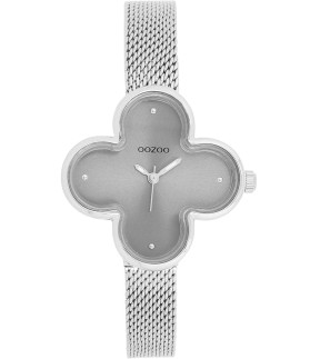 OOZOO Timepieces Silver Metal Mesh Bracelet C11526