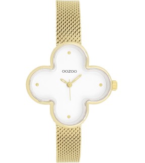 OOZOO Timepieces Yellow Gold Metal Mesh Bracelet C11527