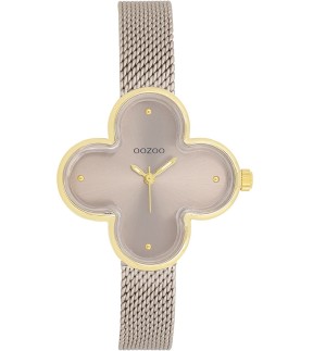 OOZOO Timepieces Grey Metal Mesh Bracelet C11528