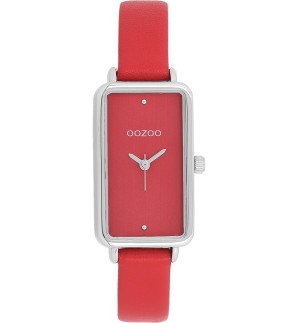 OOZOO Timepieces Red Leather Strap C11532