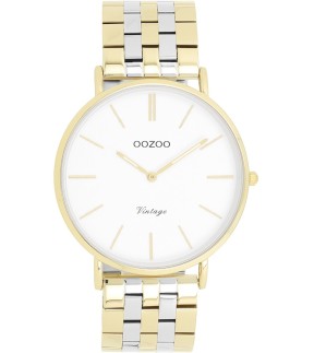 OOZOO Vintage Yellow Gold-Silver Metal Bracelet C20402