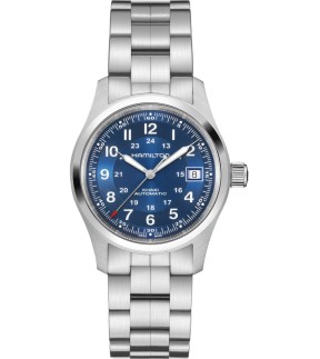 Ρολόι HAMILTON Khaki Field Με Αυτόματο Μηχανισμό και Ασημί Ατσάλινο Μπρασελέ H70455140