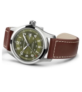 Ρολόι HAMILTON Khaki Field Με Αυτόματο Μηχανισμό Και Καφέ Δερμάτινο Λουράκι H70605560