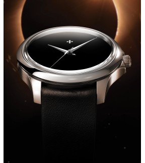 Ρολόι VENEZIANICO Redentore Ultrablack 36 Με Αυτόματο Μηχανισμό Και Μαύρο Δερμάτινο Λουράκι 1121510