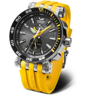 VOSTOK EUROPE Energia Power Reserve Automatic Silver Stainless Steel Bracelet YN84-575A539B