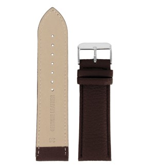 TZEVELION Brown Leather Strap 30mm