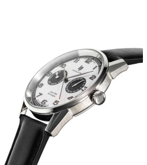 LIP Himalaya 40 Black Leather Strap 671673