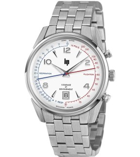 LIP Courage Silver Stainless Steel Bracelet 671708