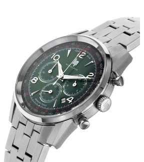 LIP Himalaya 40 Chronograph Silver Stainless Steel Bracelet 671711