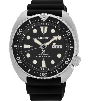 SEIKO Prospex Automatic Black Silicone Strap SRPE93K1J