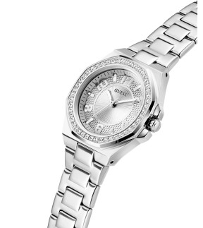 Ρολόι GUESS Contessa Με Ασημί Ατσάλινο Μπρασελέ GW0877L1