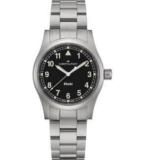 HAMILTON Khaki Field Silver Stainless Steel Bracelet H69401130