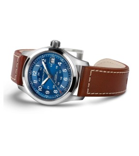 HAMILTON Khaki Field Automatic Brown Leather Strap H70455540