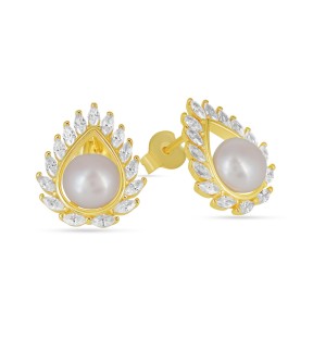 VITOPOULOS Earrings Yellow Gold Silver 925