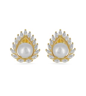 VITOPOULOS Earrings Yellow Gold Silver 925