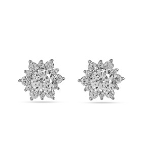 VITOPOULOS Earrings Silver 925 With Zircon Stones