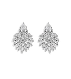 VITOPOULOS Earrings Silver 925 With Zircon Stones