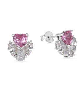 VITOPOULOS Earrings Silver 925 With Zircon Stones